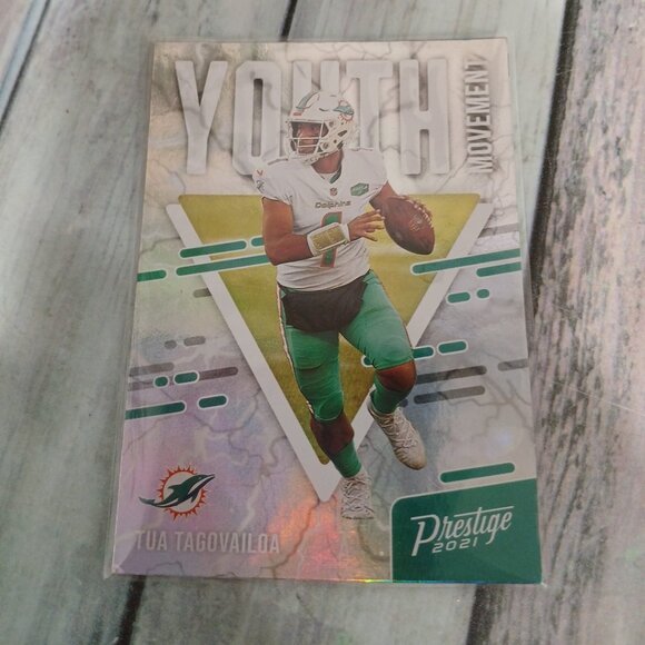 2021 Panini Prestige Youth Movment Tua Tagovailoa - Picture 2 of 4